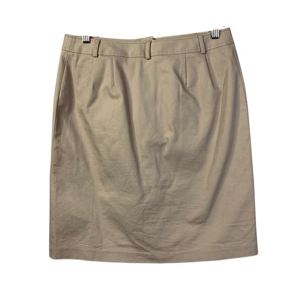 J. MCLAUGHLIN Skirt 6 High Rise A-Line Mini Button Closure Front Pockets Stretch - Picture 2 of 11